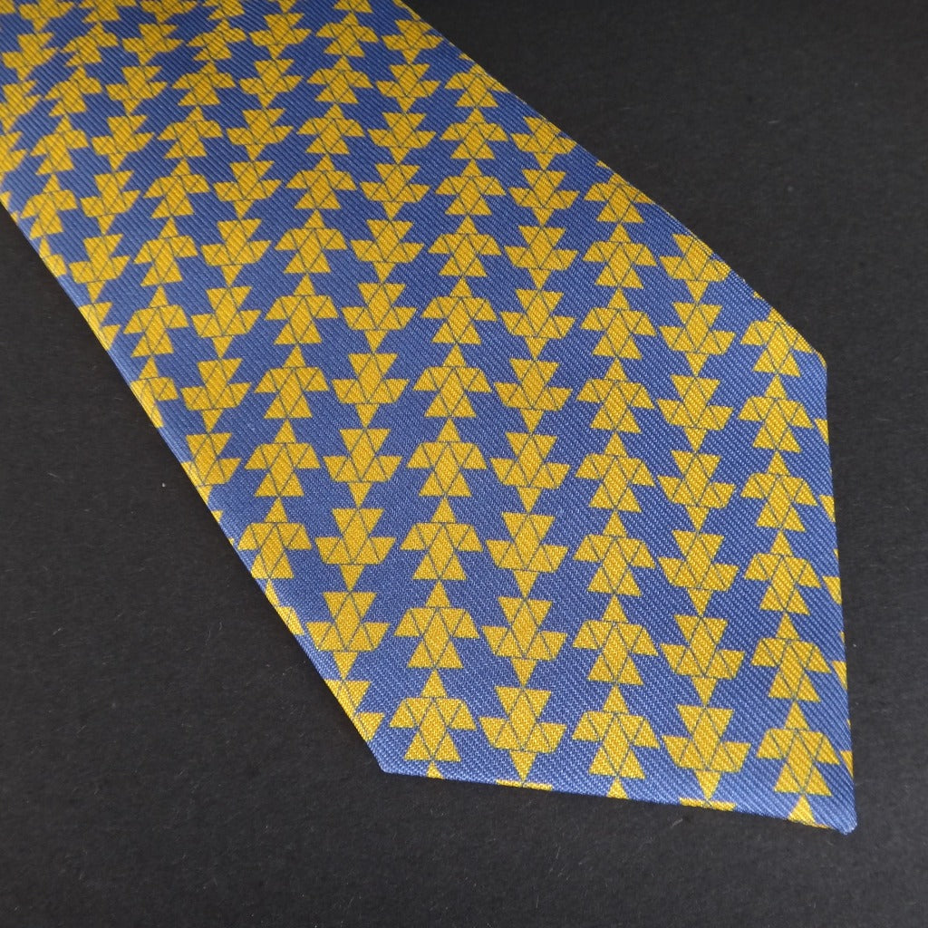 Handmade Luxury Motif Silk Tie image 2