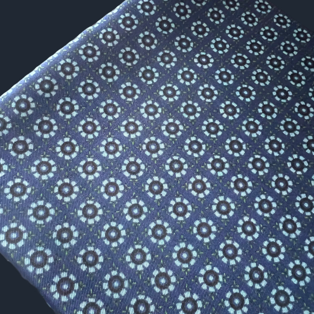 Floral Motif Silk Pocket Square image 2