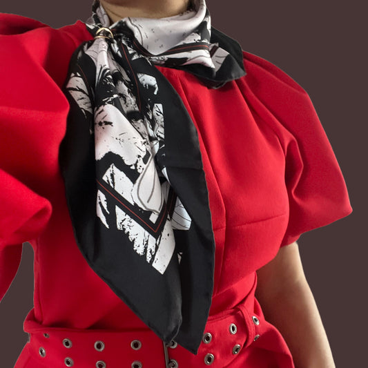 Pure Silk Poppy Scarf image 0