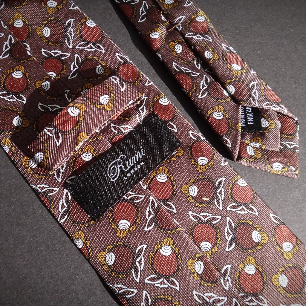 Conch Motif Silk Tie image 1