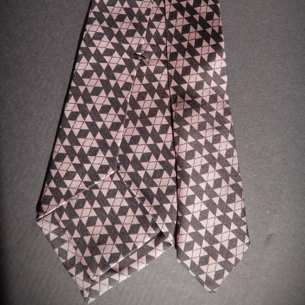 Geometric Motif Silk Tie image 3