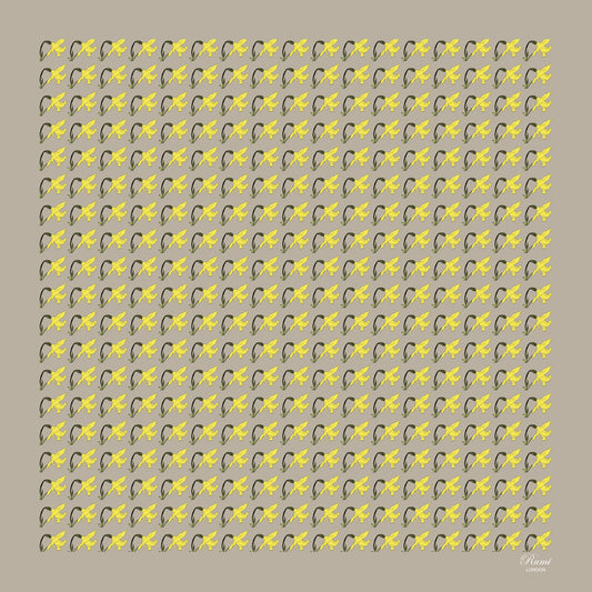 Daffodils Silk Pocket Square