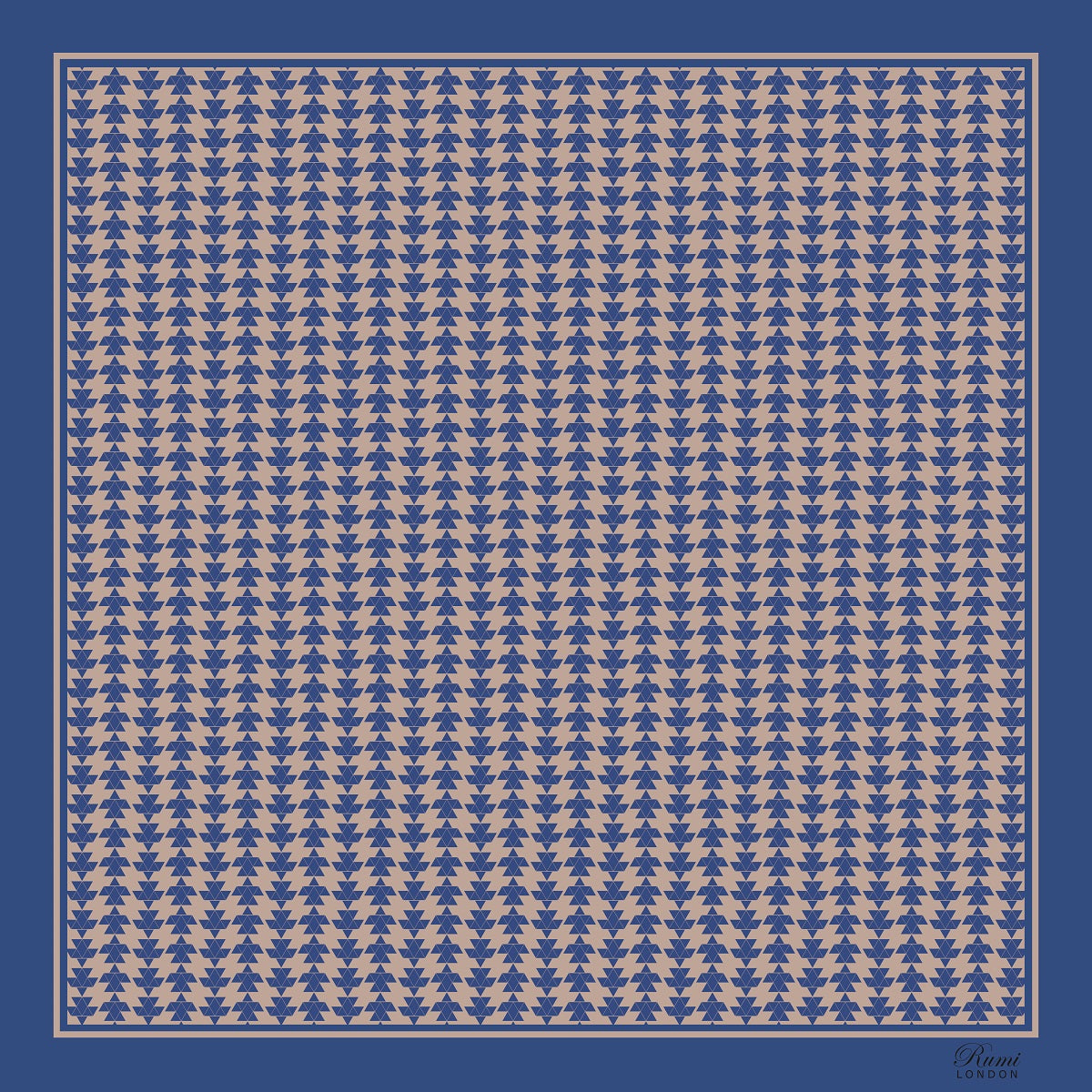 Motif Square Silk Scarf image 1