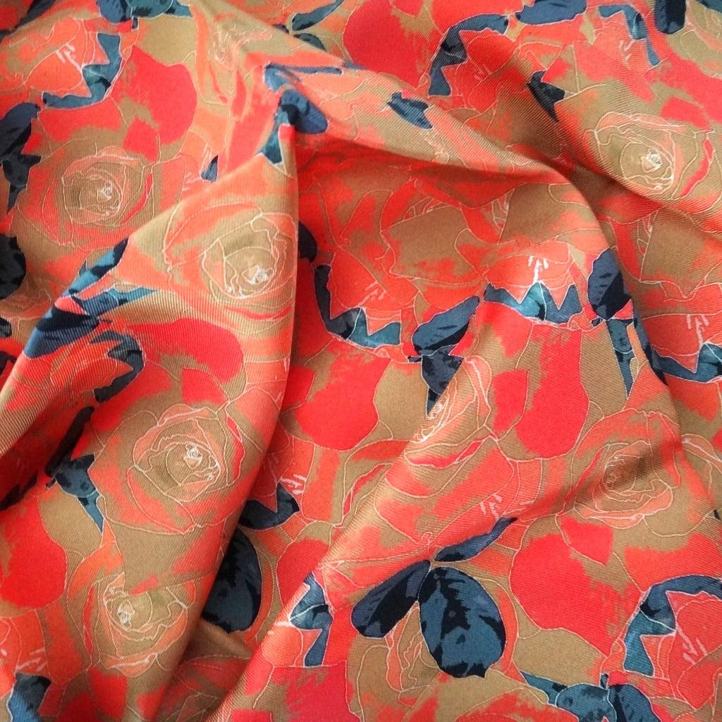 Rose Garden Square Silk Scarf image 2