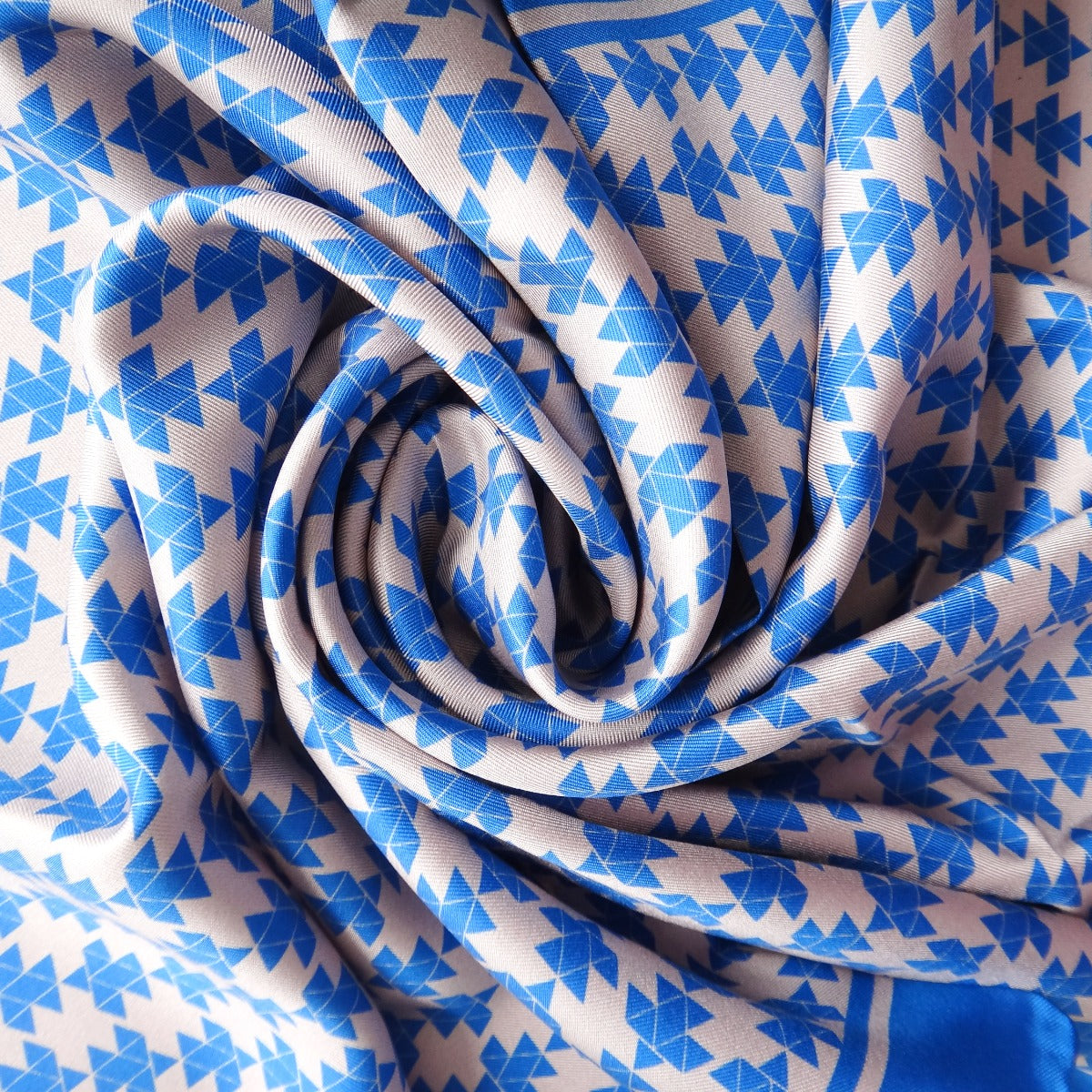 Motif Square Silk Scarf image 2