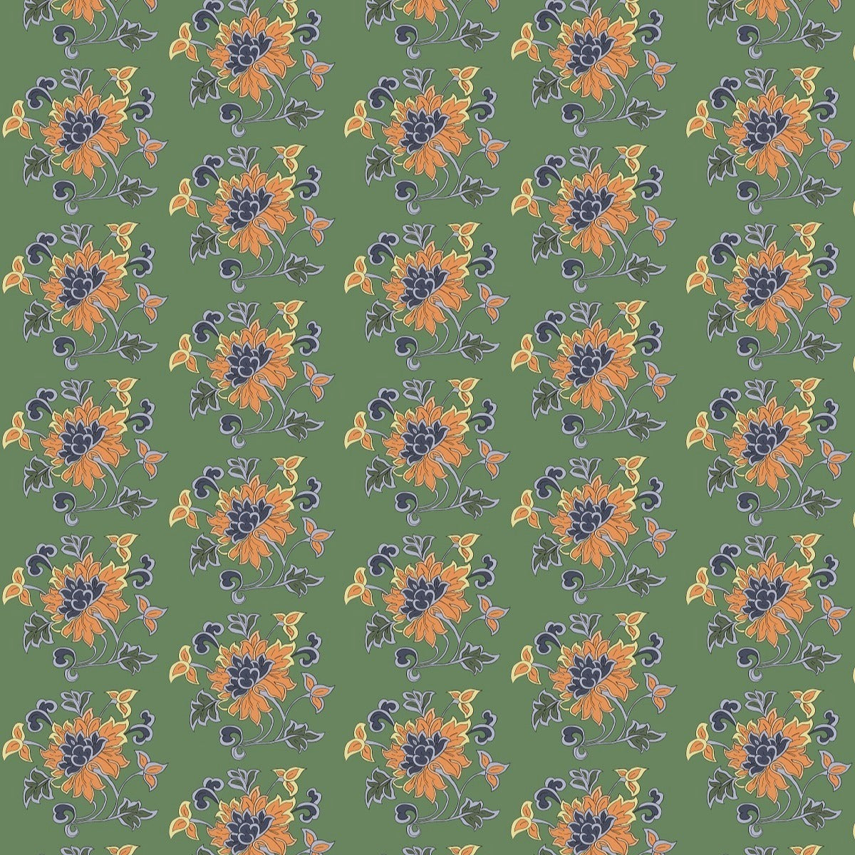 Recycled Floral Wrapping Paper image 1